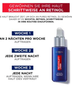 Serum Loreal Revitalift Laser Retinol Serum Nacht chống lão hóa, giảm nếp nhăn, săn chắc da, 30ml