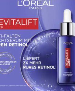 Serum Loreal Revitalift Laser Retinol Serum Nacht chống lão hóa, giảm nếp nhăn, săn chắc da, 30ml