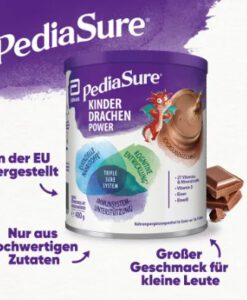 Sữa PediaSure Kinder Drachen Power Schokolade Geschmack tăng chiều cao, tăng đề kháng vị socola, 400g