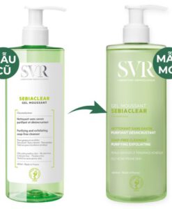 Sữa rửa mặt SRV Gel Moussant Sebiaclear cho da dầu mụn, 400ml