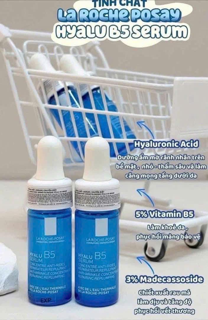 Tinh chất La Roche-Posay Hyalu B5 Serum phục hồi và tái tạo da, 10ml Tinh chất La Roche-Posay Hyalu B5 Serum phục hồi và tái tạo da, 10ml
