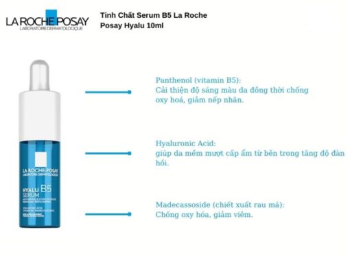 Tinh chất La Roche-Posay Hyalu B5 Serum phục hồi và tái tạo da, 10ml