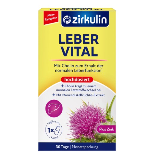 Viên uống bổ gan Zirkulin Leber-Vital Mariendistel Dragees, 30 viên