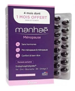 Viên uống Manhae Menopause cân bằng nội tiết tố nữ, 120 viên