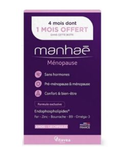 Viên uống Manhae Menopause cân bằng nội tiết tố nữ, 120 viên