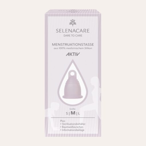 Cốc nguyệt san Selenacare Menstruationstasse size M, 1 chiếc