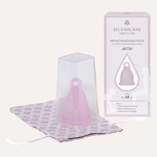 Cốc nguyệt san Selenacare Menstruationstasse size M, 1 chiếc