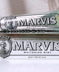 Kem đánh răng Marvis Whitening Mint làm trắng răng, 85ml