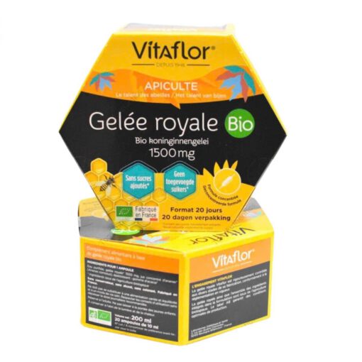 Sữa ong chúa Vitaflor Gelee Royale Bio 1500mg, 20 ống