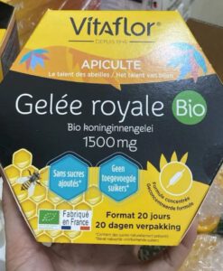 Sữa ong chúa Vitaflor Gelee Royale Bio 1500mg, 20 ống