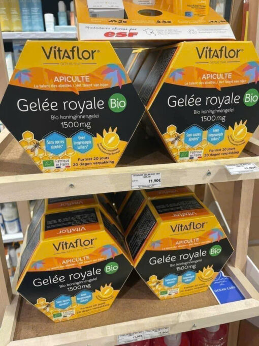 Sữa ong chúa Vitaflor Gelee Royale Bio 1500mg, 20 ống