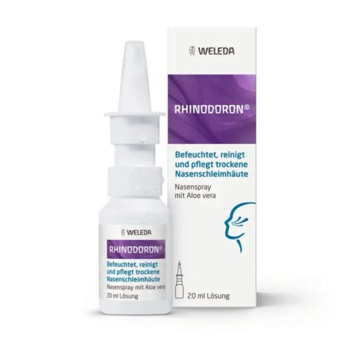 Thuốc xịt mũi Weleda Rhinodoron Nasenspray trị sổ mũi và khô mũi, 20ml