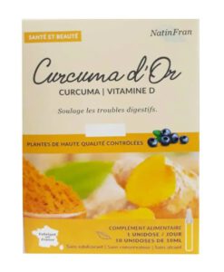 Tinh chất nghệ Nano Curcuma D’Or NatinFran dạng nước, 10 ống