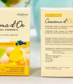 Tinh chất nghệ Nano Curcuma D’Or NatinFran dạng nước, 10 ống