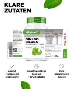 Viên uống bổ não Vit4ever Ginkgo Biloba 6000 mg, 365 viên