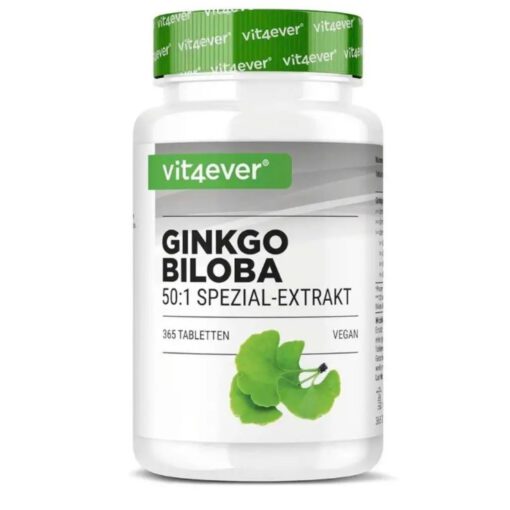 Viên uống bổ não Vit4ever Ginkgo Biloba 6000 mg, 365 viên