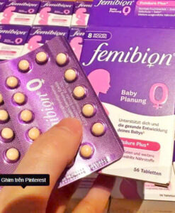 Vitamin tổng hợp Femibion 0 Babyplanung cho phụ nữ chuẩn bị mang thai, hộp 8 tuần (56 viên)