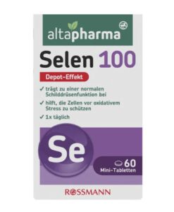 Viên uống altapharma Selen 100 hỗ trợ tuyến giáp và hệ miễn dịch, 60 viên