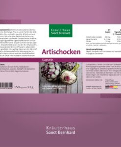 Viên uống bổ gan Sanct Bernhard Artischocken mát gan, thải độc, 150 viên