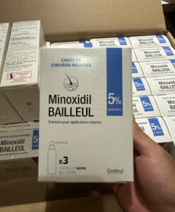 Xịt mọc tóc, chống rụng tóc Minoxidil Bailleul 5 %, 3 chai x 60ml