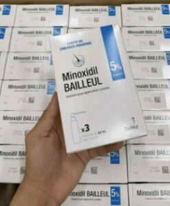 Xịt mọc tóc, chống rụng tóc Minoxidil Bailleul 5 %, 3 chai x 60ml