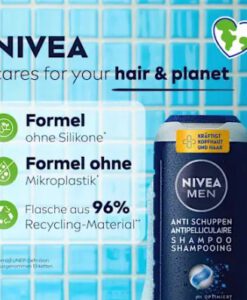 Dầu gội trị gàu Nivea Men Anti Schuppen, 250 ml
