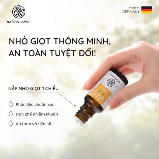 Vitamin D3 K2 Kids NATURE LOVE cho trẻ em, 20ml