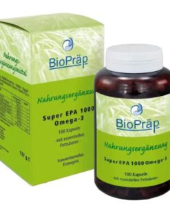 Viên uống Bioprap Super EPA 1000 Omega-3 hỗ trợ tim mạch, não bộ và thị lực, 100 viên
