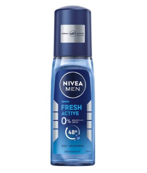 Xịt khử mùi Nivea Men Fresh Active, 75 ml