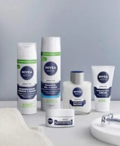 Gel cạo râu NIVEA MEN Rasiersgel Sensitive cho da nhạy cảm, 200 ml