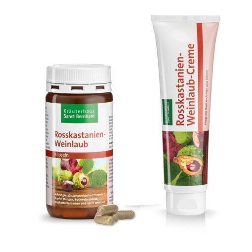 Kem bôi trị giãn tĩnh mạch Sanct Bernhard Rosskastanien-Weinlaub, 150ml