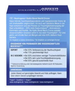 Kem dưỡng ẩm Neutrogena Hydro Boost Nacht Creme ban đêm, 50 ml