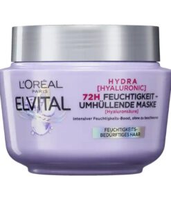 Kem ủ tóc Loreal Paris Elvital Hydra Hyaluronic tăng cường độ ẩm cho tóc khô, 300ml