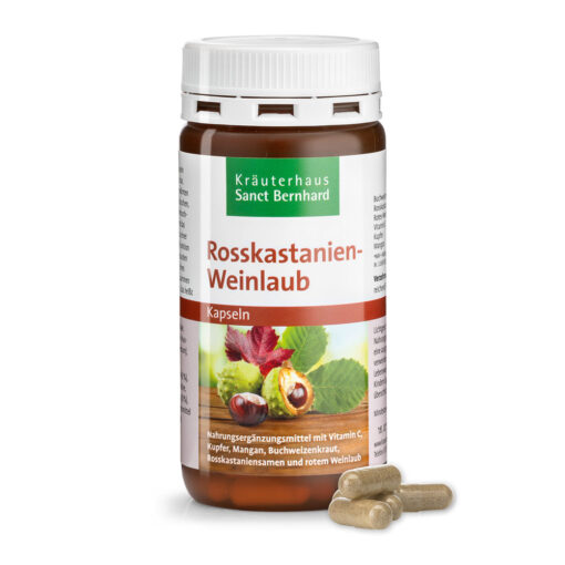 Viên uống trị giãn tĩnh mạch Sanct Bernhard Rosskastanien-Weinlaub, 120 viên