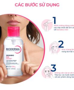 Nước tẩy trang Bioderma Crealine H2O cho da thường và da nhạy cảm, 500ml {NẮP NHẤN}