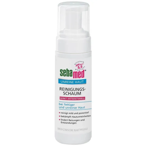 Sữa rửa mặt dạng bọt Sebamed Reinigungsschaum cho da dầu mụn, 150ml