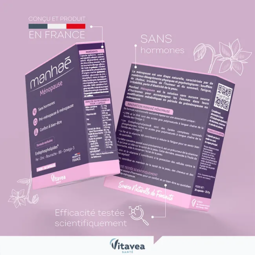 Viên uống Manhae Menopause cân bằng nội tiết tố nữ, 30 viên