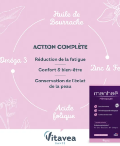 Viên uống Manhae Menopause cân bằng nội tiết tố nữ, 90 viên