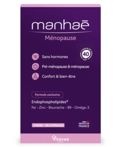 Viên uống Manhae Menopause cân bằng nội tiết tố nữ, 90 viên