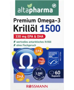 Viên uống omega-3 nhuyễn thể altapharma Premium Omega-3 Krillöl, 60 viên