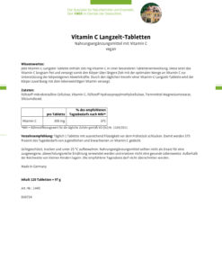 Viên uống Sanct Bernhard Vitamin C 300mg, 120 viên