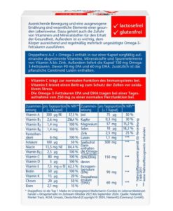 Vitamin tổng hợp Doppelherz A-Z + Omega-3 Extra, 30 viên