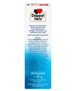 Vitamin tổng hợp Doppelherz A-Z + Omega-3 Extra, 30 viên
