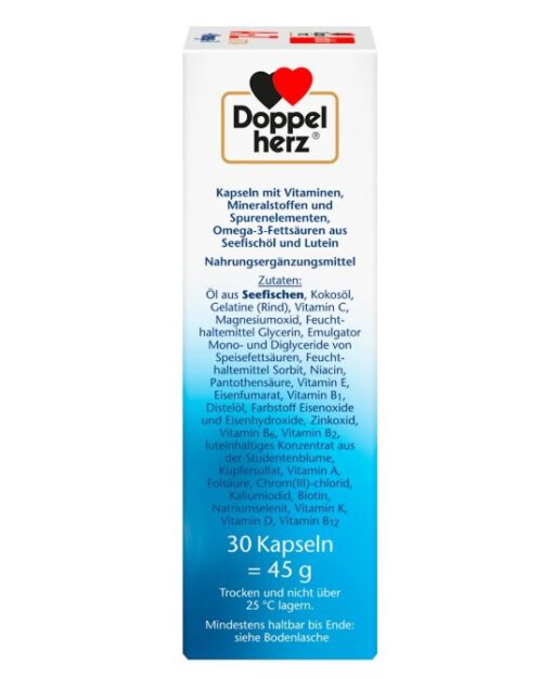 Vitamin tổng hợp Doppelherz A-Z + Omega-3 Extra, 30 viên