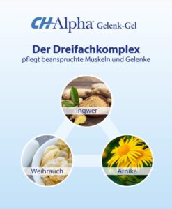 Gel xoa bóp CH-Alpha Gelenk Gel chăm sóc cơ khớp, 100ml