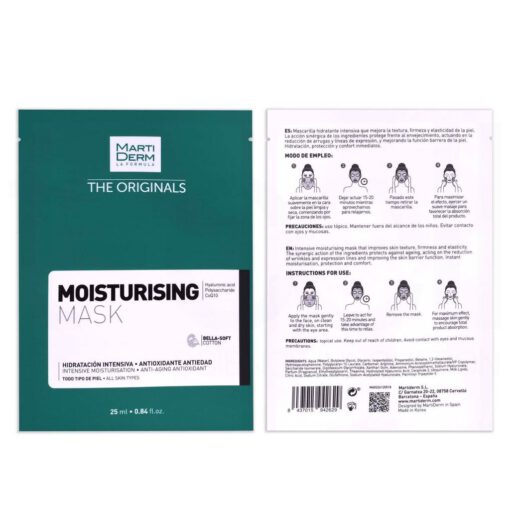Mặt nạ Martiderm The Originals Moisturising Mask dưỡng ẩm và làm săn chắc da, 10 miếng