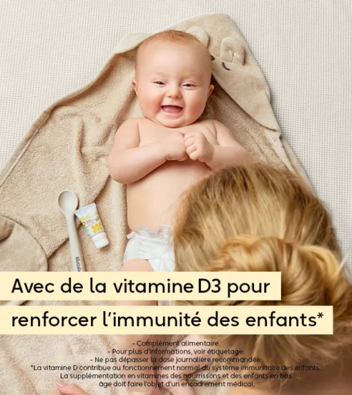 Men vi sinh BioGaia Gouttes + vitamine D cho trẻ sơ sinh và trẻ em, 10ml