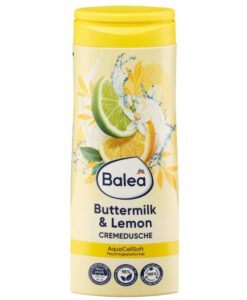 Sữa tắm Balea Cremedusche Buttermilk & Lemon chiết xuất bơ sữa và chanh, 300ml