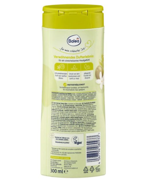 Sữa tắm Balea Cremedusche Sweet Olive, 300ml