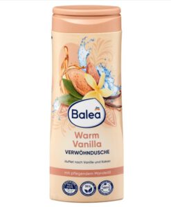 Sữa tắm Balea Cremedusche Warm Vanilla hương vani và cacao, 300ml
